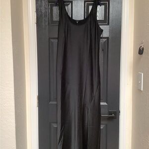 Banana Republic Simple Black Slip Dress. 451